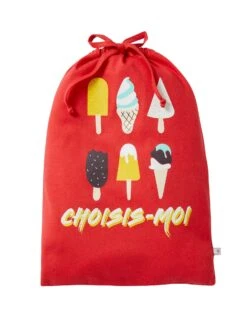 Chemise De Nuit Manches Courtes Imprimé « glaces » Et Message - Avec Pochon Assorti -Célèbre Lingerie Magasin 703697 C01 zoomx vue6