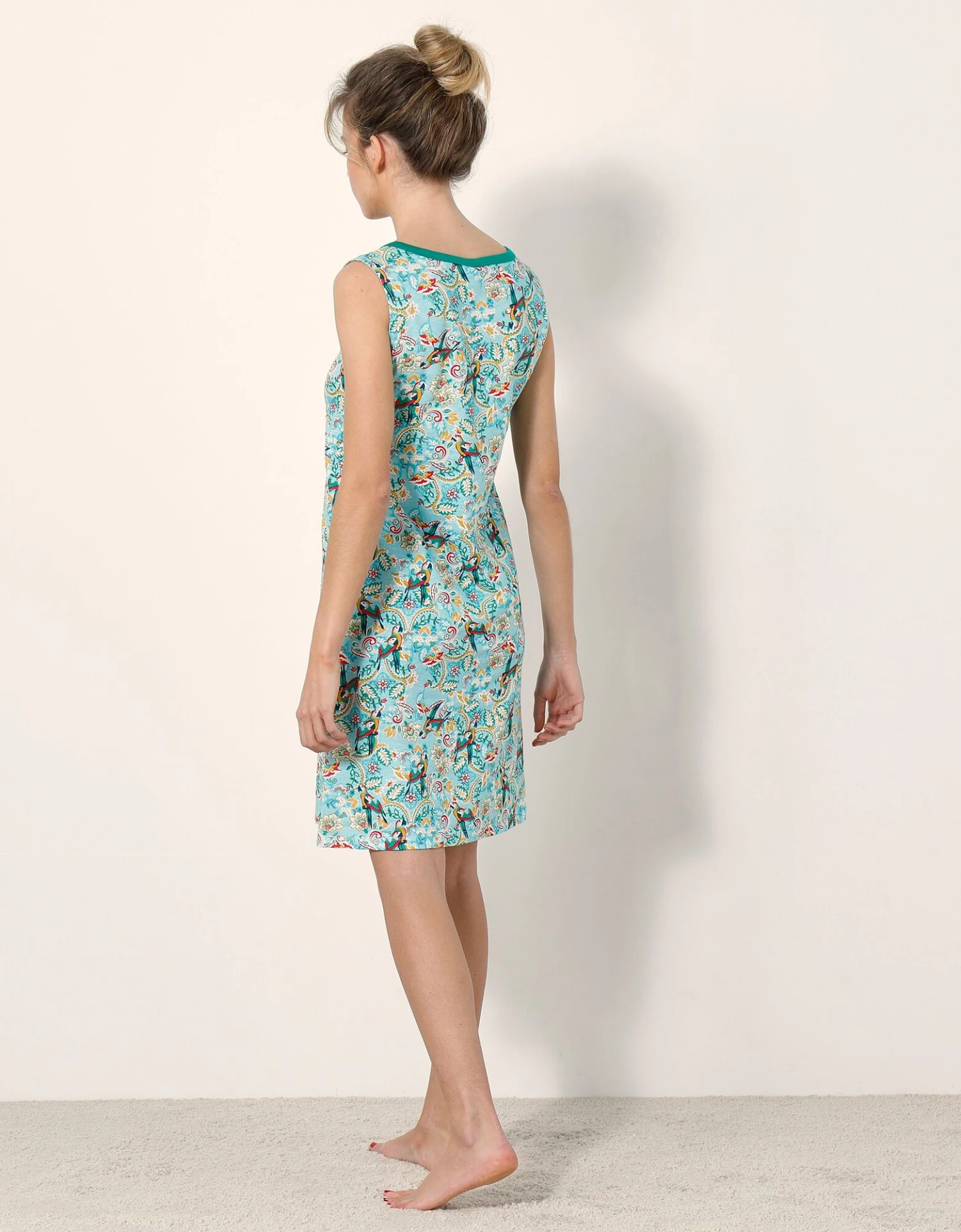 Chemise De Nuit Roméo Imprimée Toucan <br/> 4 Chemise De Nuit Roméo Imprimée Toucan <br/> – Image 2