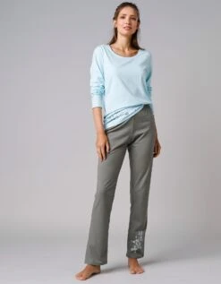 Pantalon De Pyjama Imprimé Placé Fleurs 12 Pantalon De Pyjama Imprimé Placé Fleurs -Célèbre Lingerie Magasin 703715 C00 zoomx vue4