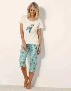 Pyjama Pantacourt Roméo Imprimé Toucan