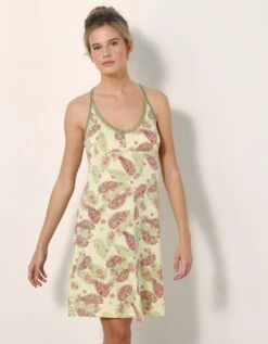 Nuisette Dos Macramé Imprimé Eglantine - Coton Modal -Célèbre Lingerie Magasin 703726 C01 zoomx vue2