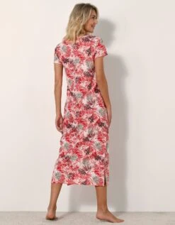 Chemise De Nuit Longue Imprimée - Coton Modal -Célèbre Lingerie Magasin 703739 C01 zoomx vue3