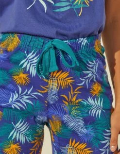 Short De Pyjama En Coton - Imprimé Tropical 11 Short De Pyjama En Coton - Imprimé Tropical -Célèbre Lingerie Magasin 703744 C00 zoomx vue4