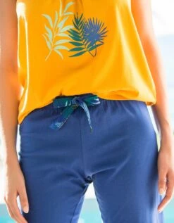 Pantacourt De Pyjama En Coton - Uni Tropical -Célèbre Lingerie Magasin 703745 C01 zoomx vue3