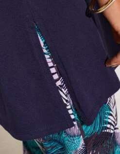 Pyjama Avec Pantacourt Imprimé Tropical -Célèbre Lingerie Magasin 703765 C01 zoomx vue5