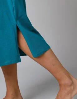 Chemise De Nuit Longue Manches Courtes Unie 13 Chemise De Nuit Longue Manches Courtes Unie -Célèbre Lingerie Magasin 703822 C01 zoomx vue6