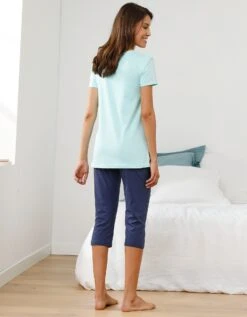 Tee-shirt Base Imprimée Bucolique - Manches Courtes -Célèbre Lingerie Magasin 703840 C00 zoomx vue5