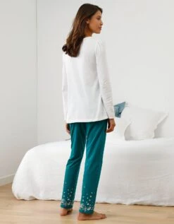 Tee-shirt Imprimé Placé Bucolique - Manches Longues 12 Tee-shirt Imprimé Placé Bucolique - Manches Longues -Célèbre Lingerie Magasin 703843 C00 zoomx vue5