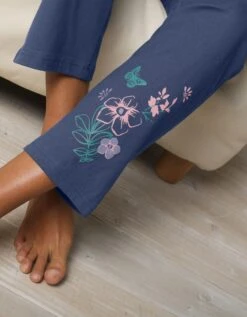 Pantalon Imprimé Bucolique Placé - Coton Jersey -Célèbre Lingerie Magasin 703847 C00 zoom detailRFP