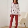 Pyjama Femme Imprimé "coeurs" -Célèbre Lingerie Magasin 703864 C03 zoomx