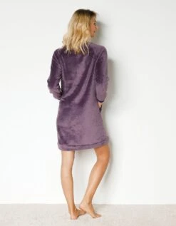 Chemise De Nuit Manches Longues Maille Polaire "lumineuse" 13 Chemise De Nuit Manches Longues Maille Polaire "lumineuse" -Célèbre Lingerie Magasin 703893 C01 zoomx vue6