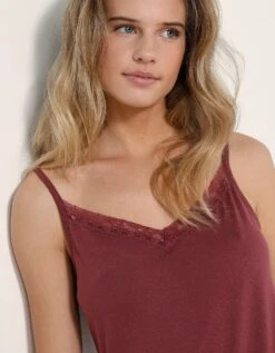 Pyjashort Uni - Coton Modal -Célèbre Lingerie Magasin 703938 C00 zoomx vue4