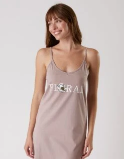 Nuisette Coton Fines Bretelles Imprimée "floral" -Célèbre Lingerie Magasin 703956 C01 zoomx vue5