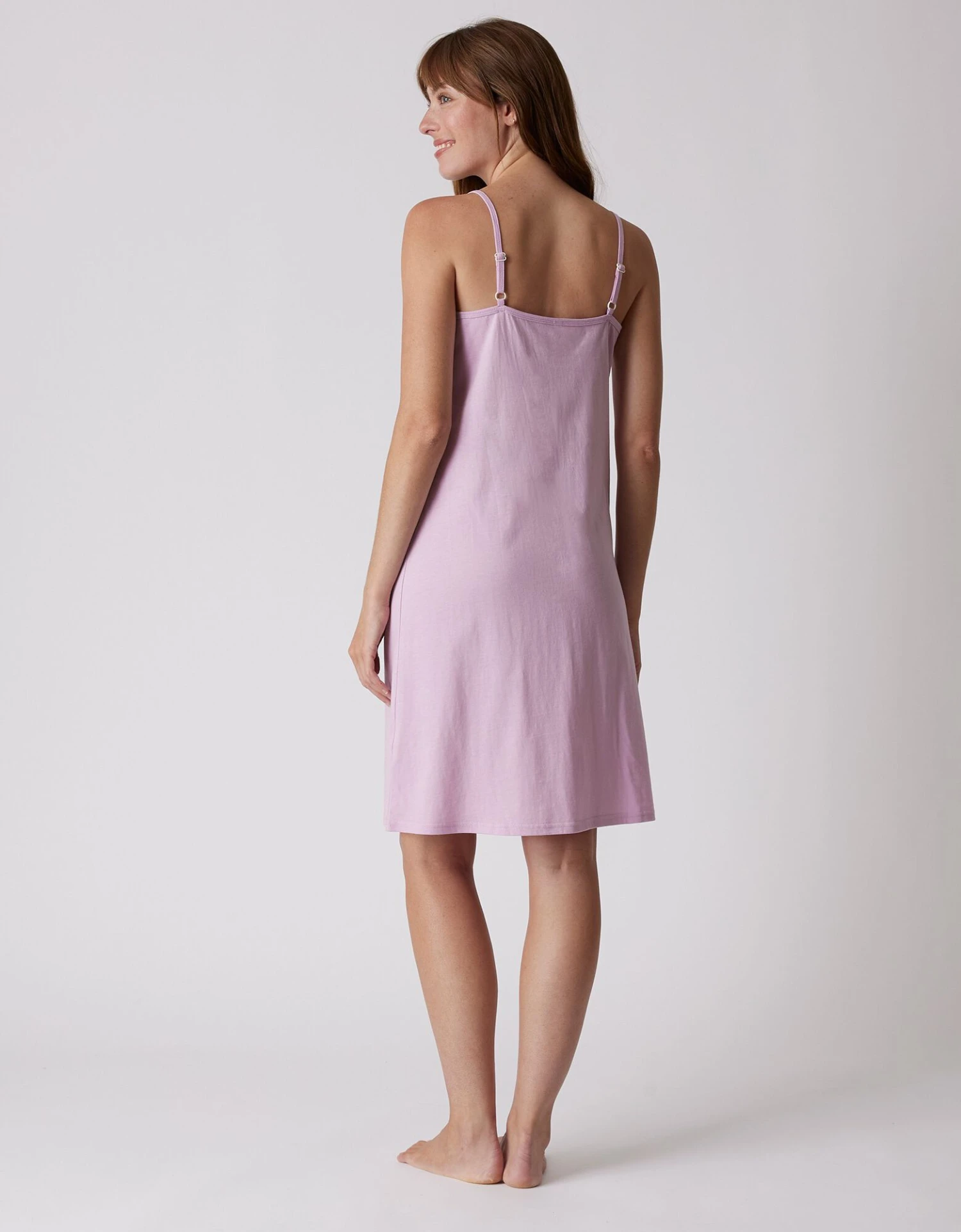 Nuisette Coton Fines Bretelles Imprimée "chat" 4 Nuisette Coton Fines Bretelles Imprimée "chat" – Image 2