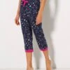 Pantacourt Imprimé étoiles - Jersey Coton -Célèbre Lingerie Magasin 703969 C01 zoomx