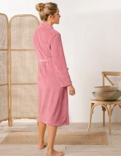 Peignoir Polaire Toucher Peluche Manches Longues, Longueur 115 Cm -Célèbre Lingerie Magasin 704398 C09 zoomx vue3