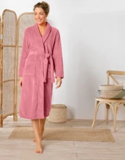 Peignoir Polaire Toucher Peluche Manches Longues, Longueur 115 Cm -Célèbre Lingerie Magasin 704398 C09 zoomx vue5