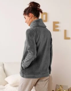 Veste Polaire Zippée -Célèbre Lingerie Magasin 704501 C01 zoomx vue5