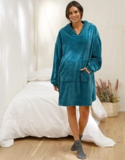 Sweat Oversize* Unisexe En Polaire Peluche Bleue 13 Sweat Oversize* Unisexe En Polaire Peluche Bleue -Célèbre Lingerie Magasin 704507 C01 zoomx vue5