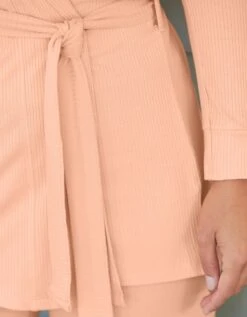 Peignoir Court Maille Viscose Côtelée -Célèbre Lingerie Magasin 704510 C01 zoomx vue6