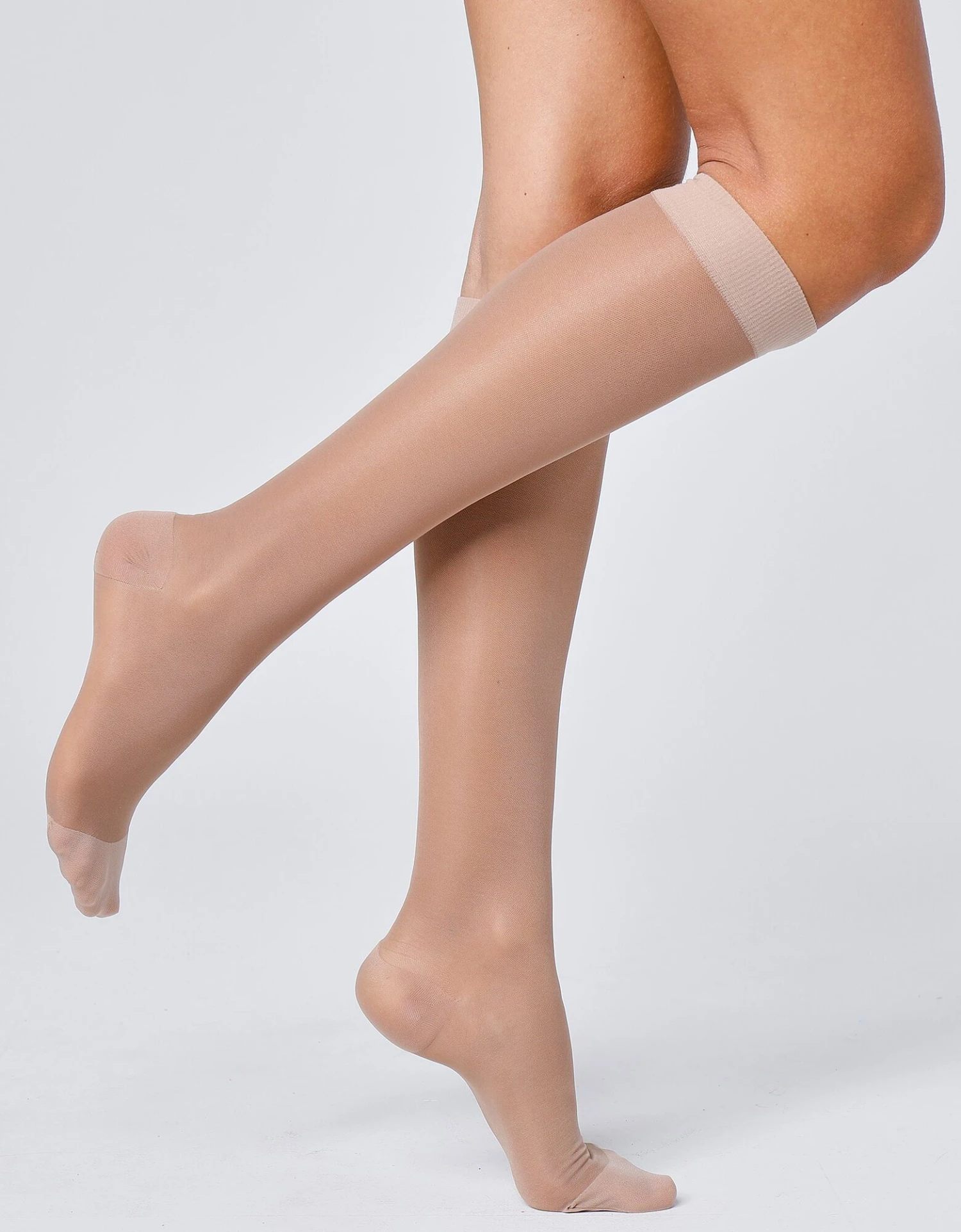 Mi-bas Anti Fatigue 140 Deniers - Lot De 2 Paires 3 Mi-bas Anti Fatigue 140 Deniers - Lot De 2 Paires – Image 2