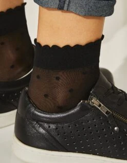 Mi-chaussettes Plumetis - Lot De 2 Paires -Célèbre Lingerie Magasin 705331 C01 zoomx vue4