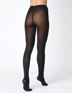 Collant Opaques Fantaisie Effet Couture Brillante - Lot De 2 Paires