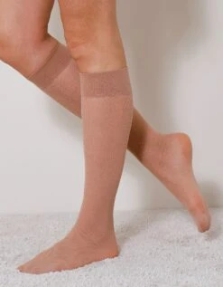 Mi-bas Effet Résille - Lot De 2 Paires