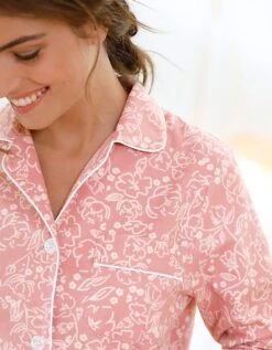 Pyjama Pilou Imprimé "fleurs" -Célèbre Lingerie Magasin 706148 C01 zoomx vue4