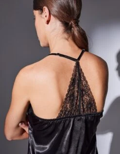 Pyjama Short Satin Et Dentelle -Célèbre Lingerie Magasin 706195 C02 zoomx vue6