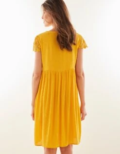 Chemise De Nuit Crépon De Viscose Et Macramé -Célèbre Lingerie Magasin 706198 C01 zoomx vue7