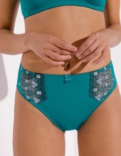 Culotte Microfibre Tulle Brodé Caminata