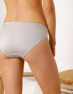 Culotte Maille Satinée Et Tulle Brodé Calenca 11 Culotte Maille Satinée Et Tulle Brodé Calenca -Célèbre Lingerie Magasin 707306 C00 zoomx vue3