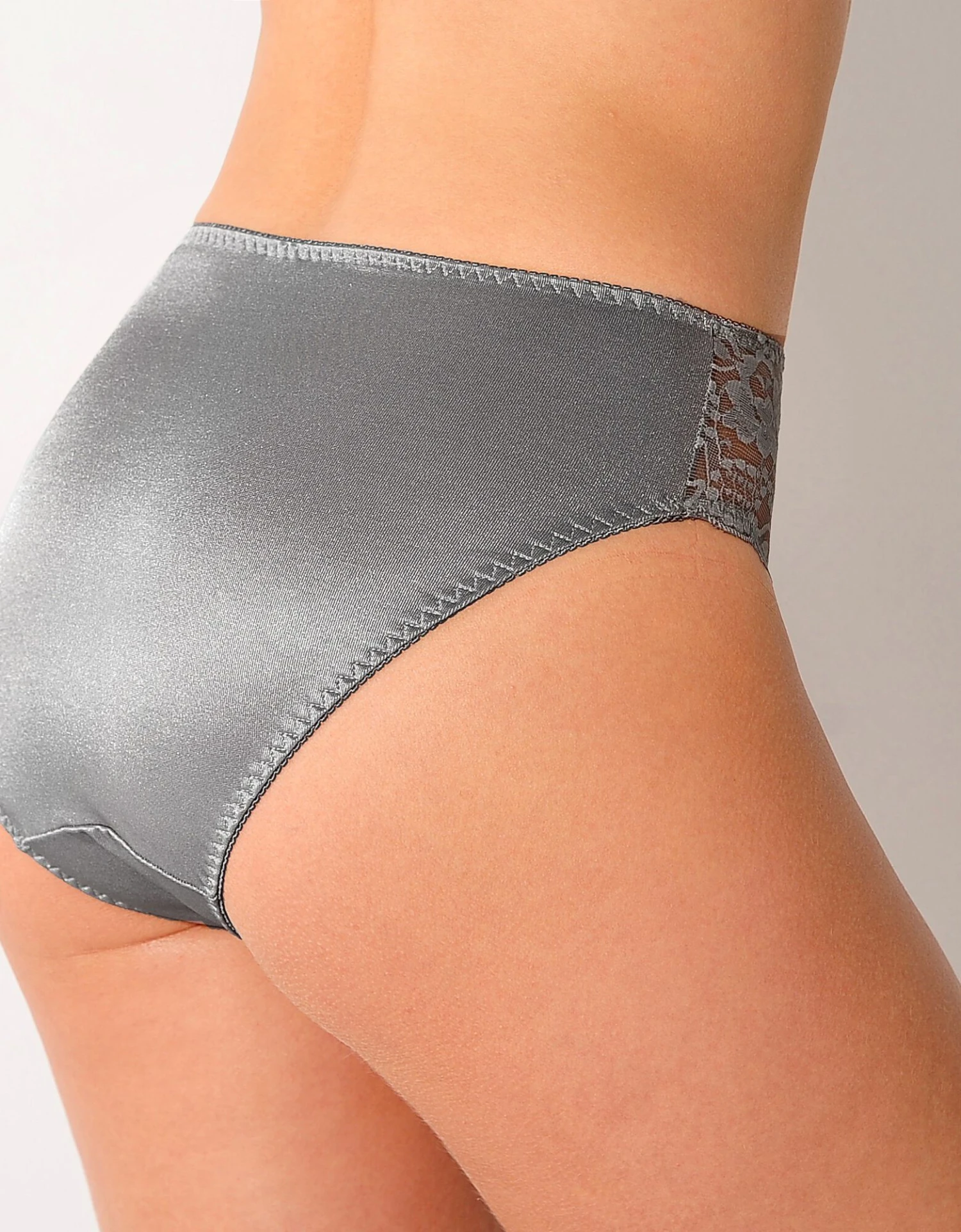 Culotte Maille Satinée Et Dentelle Avila - Lot De 2 4 Culotte Maille Satinée Et Dentelle Avila - Lot De 2 – Image 2