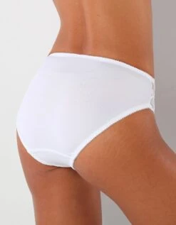 Culotte Microfibre Et Tulle Brodé Sienne - Lot De 2 -Célèbre Lingerie Magasin 707454 C07 zoomx vue6