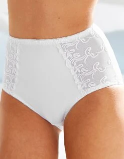 Gainette Ventre Plat Microfibre Tulle Brodé Sienne - Lot De 2 -Célèbre Lingerie Magasin 707455 C07 zoomx vue6