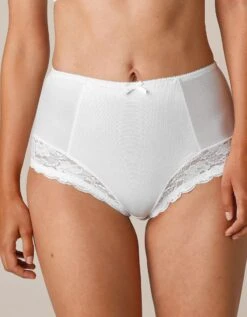 Gainette Maille Satinée Et Dentelle Avila - Lot De 2