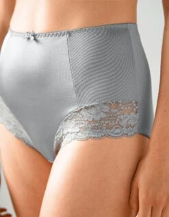 Gainette Maille Satinée Et Dentelle Avila - Lot De 2 -Célèbre Lingerie Magasin 707486 C03 zoomx vue4