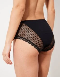 Culotte Maxi Dentelle Coton Uni Tropea - Lot De 4 -Célèbre Lingerie Magasin 707558 C07 zoomx vue2