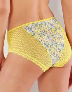 Culotte Maxi Coton Dentelle Imprimée Multicolore Coria - Lot De 2 -Célèbre Lingerie Magasin 707577 C01 zoomx vue2