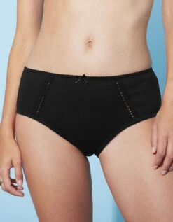 Culotte Maxi En Coton Ajouré - Lot De 2 -Célèbre Lingerie Magasin 707680 C02 zoomx vue2