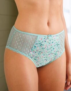 Culotte Maxi Coton Imprimé Minimaliste Coria – Lot De 2 -Célèbre Lingerie Magasin 707816 C01 zoomx vue4