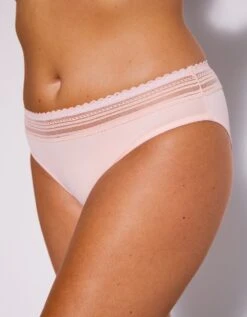 Culotte Invisible Microfibre Et Dentelle Forme Midi Albury - Lot De 2