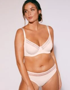 Culotte Invisible Microfibre Et Dentelle Forme Midi Albury - Lot De 2 -Célèbre Lingerie Magasin 707817 C04 zoomx vue3