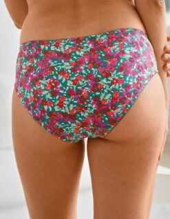 Culotte Coton Brodée Olbia Imprimé Fleuri - Lot De 2 -Célèbre Lingerie Magasin 707818 C01 zoomx vue6
