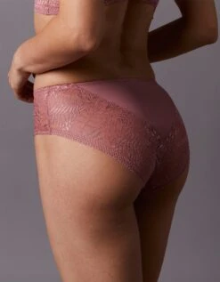 Culotte Forme Midi Microfibre Et Dentelle Stretch Camana - Lot De 2 -Célèbre Lingerie Magasin 707871 C01 zoomx vue2