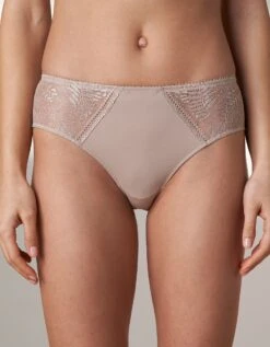 Culotte Forme Midi Microfibre Et Dentelle Stretch Camana - Lot De 2 -Célèbre Lingerie Magasin 707871 C03 zoomx vue4