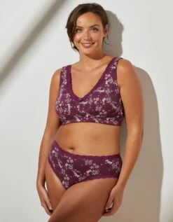 Culotte Forme Maxi En Coton Imprimé Fleuri "Capella"- Lot De 2 10 Culotte Forme Maxi En Coton Imprimé Fleuri "Capella"- Lot De 2 -Célèbre Lingerie Magasin 707874 C01 zoomx vue4