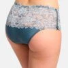 Culotte Haute Dentelle Imprimée Mosaïc Arum -Célèbre Lingerie Magasin 707885 C01 zoomx