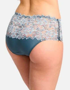 Culotte Haute Dentelle Imprimée Mosaïc Arum